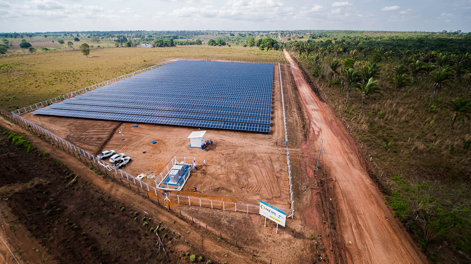 Usina Fotovoltaica São Domingos do Araguaia - Vista Aérea