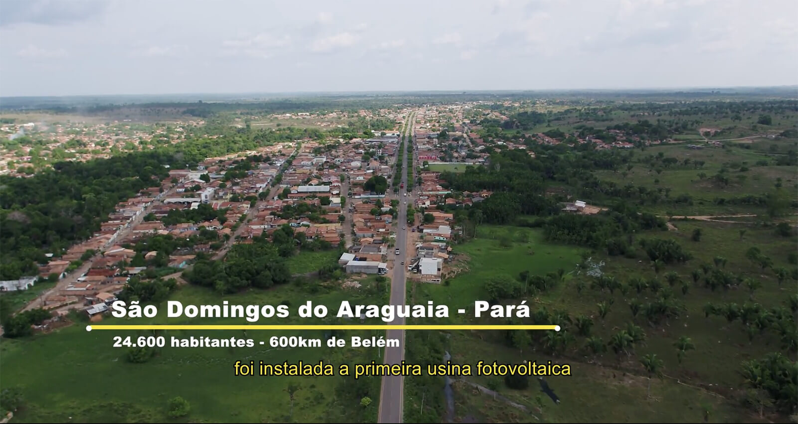 Usina Fotovoltaica São Domingos do Araguaia - Detalhe da Instalação